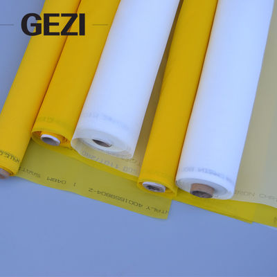 China 80 100 110 250 amarillos blancos malla de la impresión de pantalla de seda del poliéster del nilón de 300 mallas para la impresión de la pantalla proveedor
