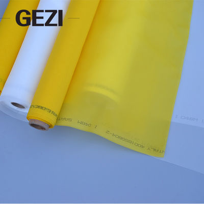 China 80 100 110 120 amarillos blancos malla de la impresión de pantalla de seda del poliéster del nilón de 135 mallas para la impresión de la pantalla proveedor