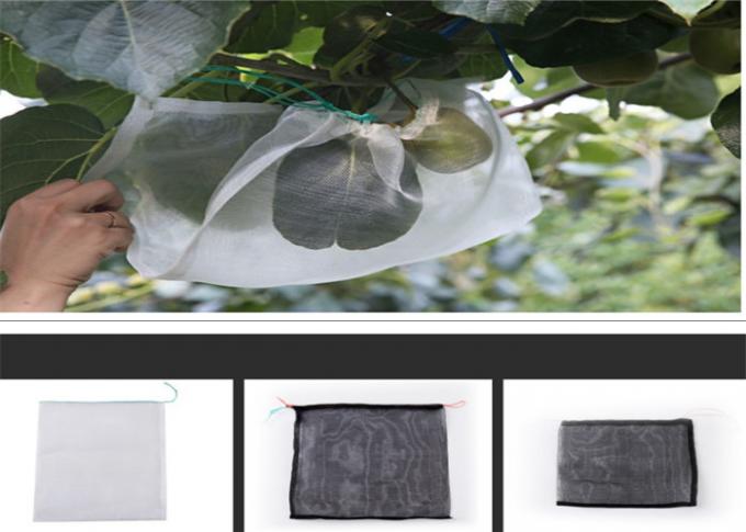 Pequeña fruta de nylon negra del bolso de la malla del filtro del tamaño de encargo que cultiva el bolso de la malla del insecto