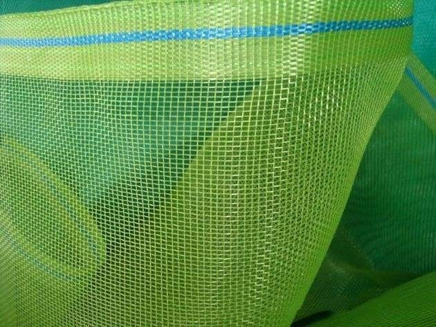 La malla amarilla 100% de la protección del insecto del HDPE, ajusta la red de la prueba del insecto de la temperatura