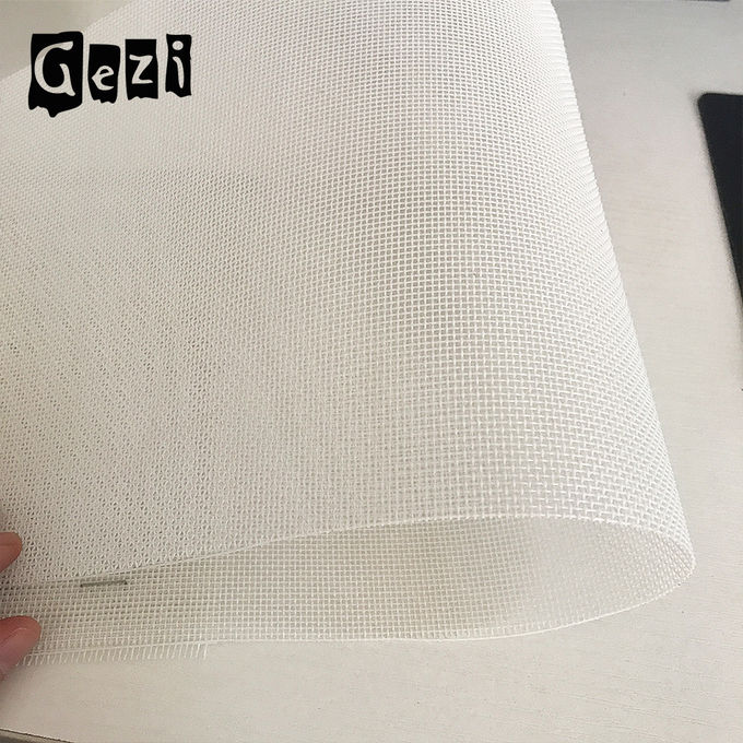 Armadura llana ISO 9000 del filtro del poliéster de nylon superficial liso de la malla para el filtro de la pintura
