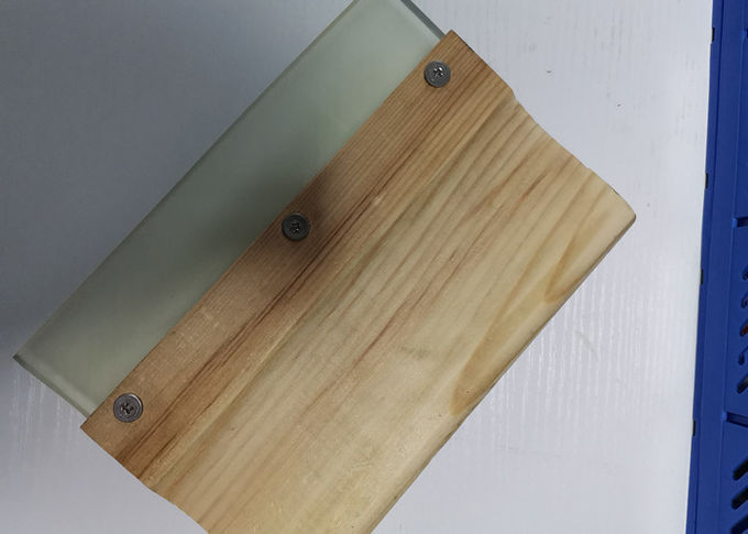 Enjugador de la impresión de la pantalla de la manija de madera de pino con la cuchilla clara de 70 durómetros